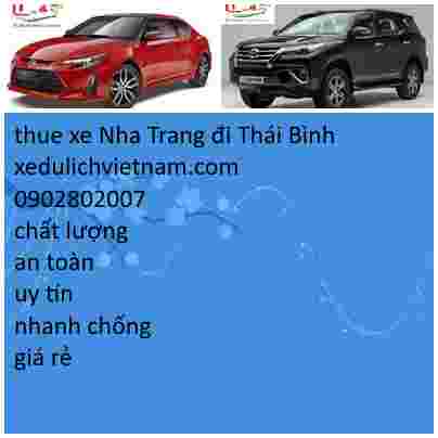 Cho Thue Xe Nha Trang Di Thai Binh