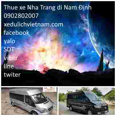Thuê xe nha Trang đi Nam Định