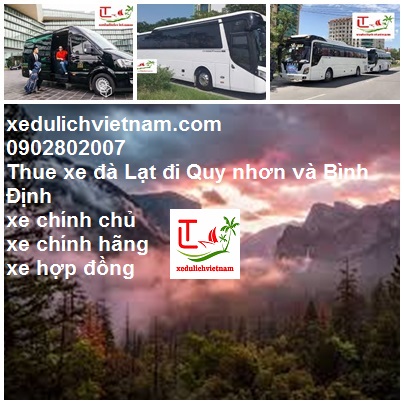 Thue Xe Da Lat Di Quy Nhon