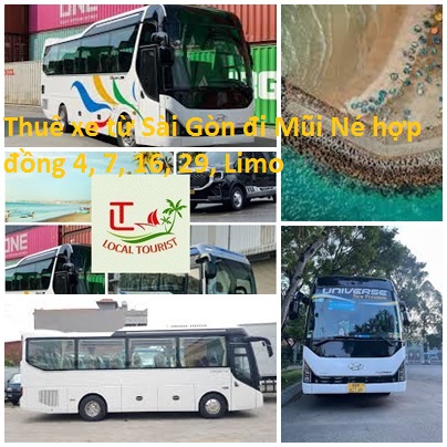 Thuê Xe Từ Sài Gòn đi Mũi Né Hợp đồng 4, 7, 16, 29, Limo