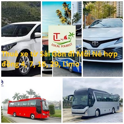 Thuê Xe Từ Sài Gòn đi Mũi Né Hợp đồng 4, 7, 16, 29, Limo