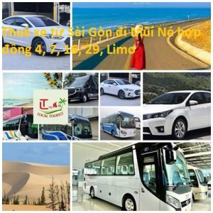Thuê Xe Từ Sài Gòn đi Mũi Né Hợp đồng 4, 7, 16, 29, Limo