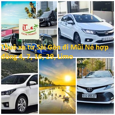 Thuê Xe Từ Sài Gòn đi Mũi Né Hợp đồng 4, 7, 16, 29, Limo