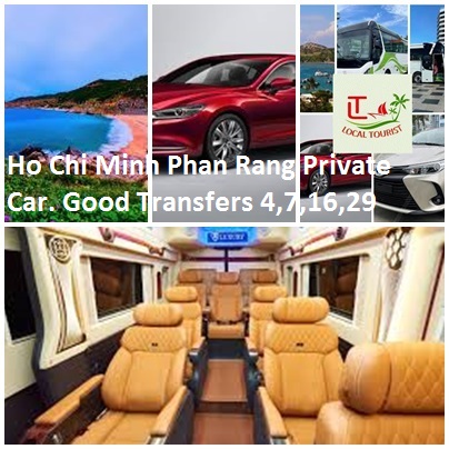 Ho Chi Minh Phan Rang Private Car. Good Transfers 4,7,16,29