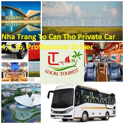 Nha Trang To Can Tho Private Car 4,7,16, Professional Driver Nha Trang To Can Tho Private Car 4,7,16, Professional Driver