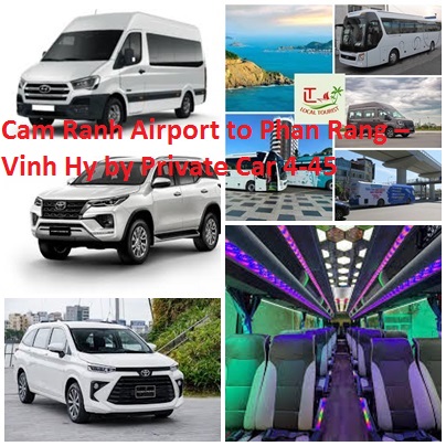 Private Car Mui Ne to Ho Tram Transfers Charter 4,7,16,Limo Cam Ranh Airport To Phan Rang – Vinh Hy By Private Car 4 45