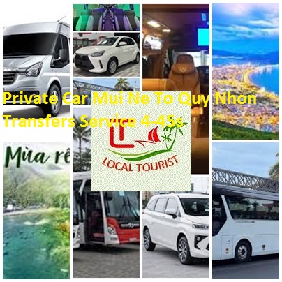 Private Car Mui Ne To Quy Nhon Transfers Service 4-45s Private Car Mui Ne To Quy Nhon Transfers Service 4 45s