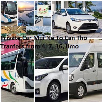 Private Car Mui Ne To Can Tho Tranfers From 4, 7, 16, Limo