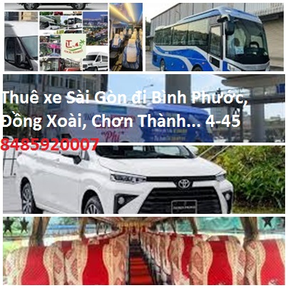 Thuê Xe Sài Gòn đi Bình Phước, Đồng Xoài, Chơn Thành... 4 45