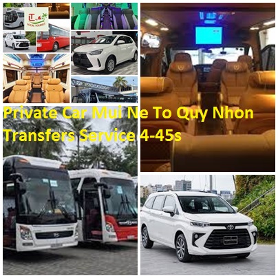 Private Car Mui Ne To Quy Nhon Transfers Service 4-45s Private Car Mui Ne To Quy Nhon Transfers Service 4 45s