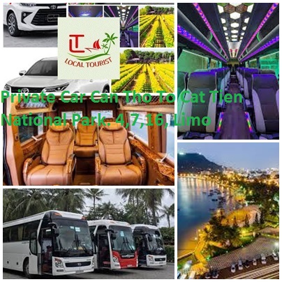 Private Car Can Tho To Cat Tien National Park. 4,7,16, Limo Private Car Can Tho To Cat Tien National Park. 4,7,16, Limo
