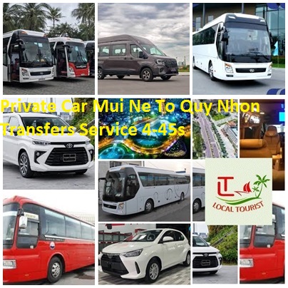Private Car Mui Ne To Quy Nhon Transfers Service 4-45s Private Car Mui Ne To Quy Nhon Transfers Service 4 45s