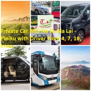 Private Car Mui Ne To Gia Lai Pleiku With Driver From 4, 7, 16, Lmou