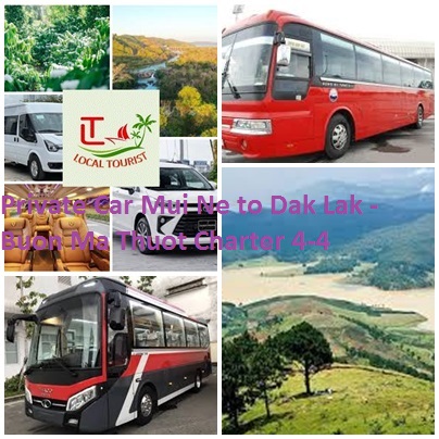 Private Car Mui Ne to Dak Lak - Buon Ma Thuot Charter 4-45s Private Car Mui Ne To Dak Lak Buon Ma Thuot Charter 4 45s