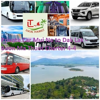 Private Car Mui Ne to Dak Lak - Buon Ma Thuot Charter 4-45s Private Car Mui Ne To Dak Lak Buon Ma Thuot Charter 4 45s