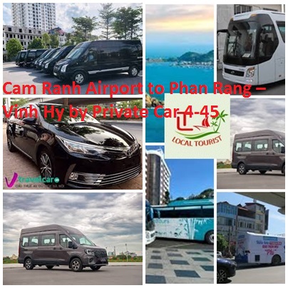 Cam Ranh Airport to Phan Rang – Vinh Hy by Private Car 4-45 Cam Ranh Airport To Phan Rang – Vinh Hy By Private Car 4 45