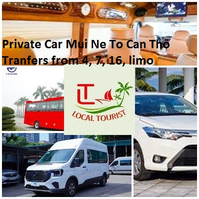 Private Car Mui Ne To Can Tho Tranfers from 4, 7, 16, limo Private Car Mui Ne To Can Tho Tranfers From 4, 7, 16, Limo