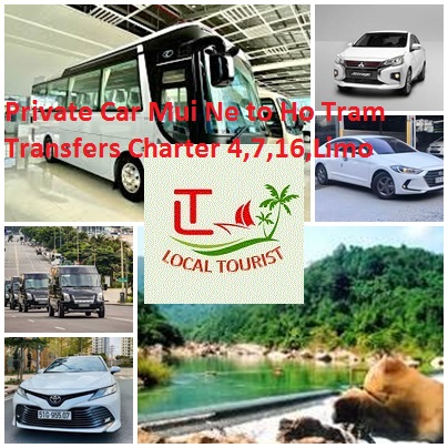 Private Car Mui Ne to Ho Tram Transfers Charter 4,7,16,Limo Private Car Mui Ne To Ho Tram Transfers Charter 4,7,16,limo