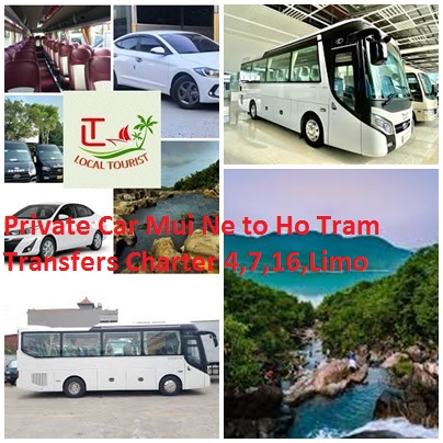 Private Car Mui Ne to Ho Tram Transfers Charter 4,7,16,Limo Private Car Mui Ne To Ho Tram Transfers Charter 4,7,16,limo