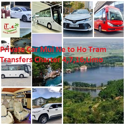 Private Car Mui Ne to Ho Tram Transfers Charter 4,7,16,Limo Private Car Mui Ne To Ho Tram Transfers Charter 4,7,16,limo