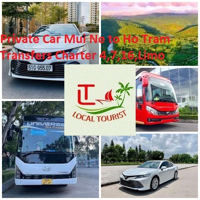Private Car Mui Ne to Ho Tram Transfers Charter 4,7,16,Limo Private Car Mui Ne To Ho Tram Transfers Charter 4,7,16,limo