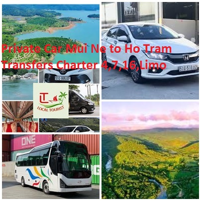 Private Car Mui Ne to Ho Tram Transfers Charter 4,7,16,Limo Private Car Mui Ne To Ho Tram Transfers Charter 4,7,16,limo