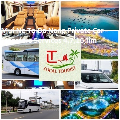 Mui Ne To Da Nang Private Car Transfers Services 4,7,16,limo