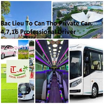 Bac Lieu To Can Tho Private Car. 4,7,16 Professional Driver Bac Lieu To Can Tho Private Car. 4,7,16 Professional Driver