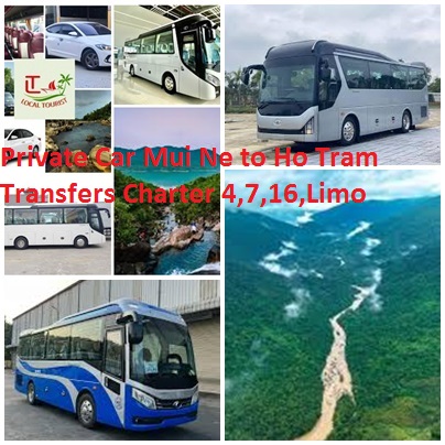 Private Car Mui Ne to Ho Tram Transfers Charter 4,7,16,Limo Private Car Mui Ne To Ho Tram Transfers Charter 4,7,16,limo