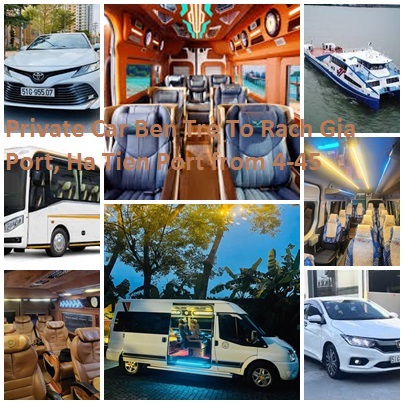 Private Car Ben Tre To Rach Gia Port, Ha Tien Port From 4 45