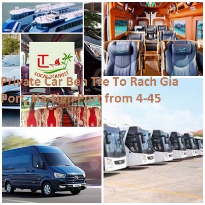 Private Car Ben Tre To Rach Gia Port, Ha Tien Port From 4 45