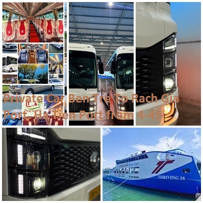 Private Car Ben Tre To Rach Gia Port, Ha Tien Port From 4 45