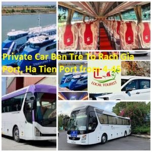 Private Car Ben Tre To Rach Gia Port, Ha Tien Port From 4 45