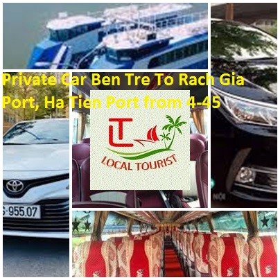 Private Car Ben Tre To Rach Gia Port, Ha Tien Port From 4 45