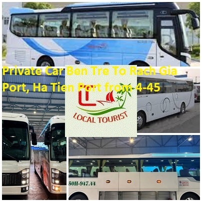 Private Car Ben Tre To Rach Gia Port, Ha Tien Port From 4 45