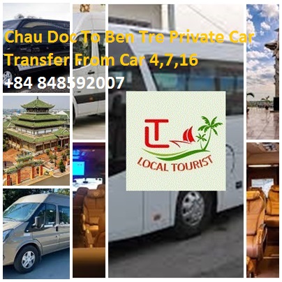 Chau Doc To Ben Tre Private Car Transfer From Car 4,7,16