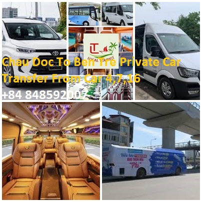 Chau Doc To Ben Tre Private Car Transfer From Car 4,7,16
