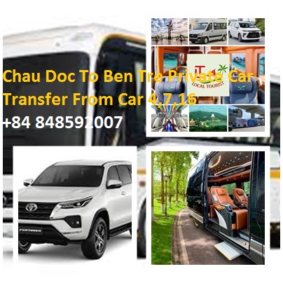 Chau Doc To Ben Tre Private Car Transfer From Car 4,7,16
