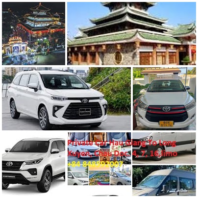Private Car Hau Giang To Long Xuyen, Chau Doc. 4, 7, 16,limo