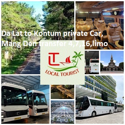 Da Lat To Kontum Private Car, Mang Den Transfer 4,7,16,limo