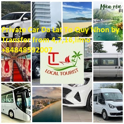 Private Car Da Lat To Quy Nhon By Transfer From 4,7,16,limo
