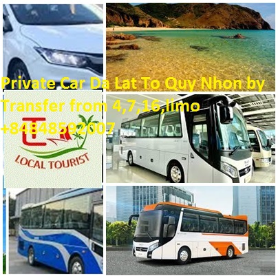 Private Car Da Lat To Quy Nhon By Transfer From 4,7,16,limo