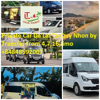 Private Car Da Lat To Quy Nhon By Transfer From 4,7,16,limo
