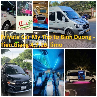Private Car My Tho To Binh Duong Tien Giang 4,7,16, Limo