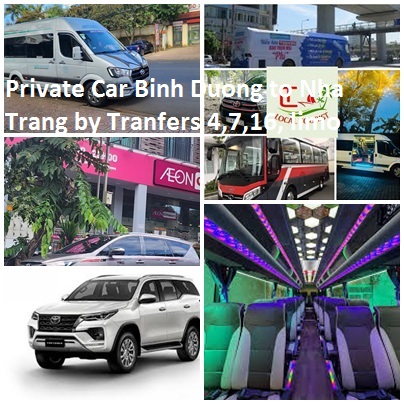 Private Car Binh Duong to Nha Trang by Tranfers 4,7,16, limo Private Car Binh Duong To Nha Trang By Tranfers 4,7,16, Limo