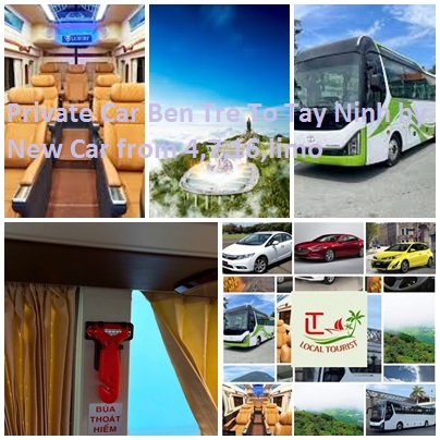 Private Car Ben Tre To Tay Ninh By New Car From 4,7,16,limo