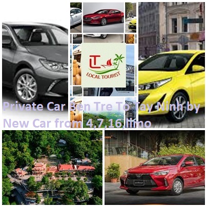 Private Car Ben Tre To Tay Ninh By New Car From 4,7,16,limo