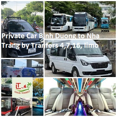 Private Car Binh Duong to Nha Trang by Tranfers 4,7,16, limo Private Car Binh Duong To Nha Trang By Tranfers 4,7,16, Limo