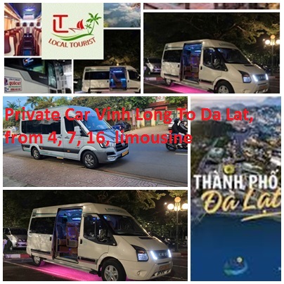 Private Car Vinh Long To Da Lat, From 4, 7, 16, Limousine