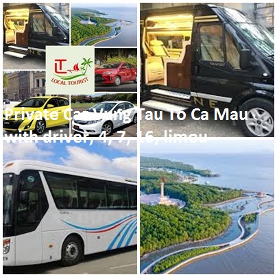 Private Car Vung Tau To Ca Mau with driver, 4, 7, 16, limou Private Car Vung Tau To Ca Mau With Driver, 4, 7, 16, Limou